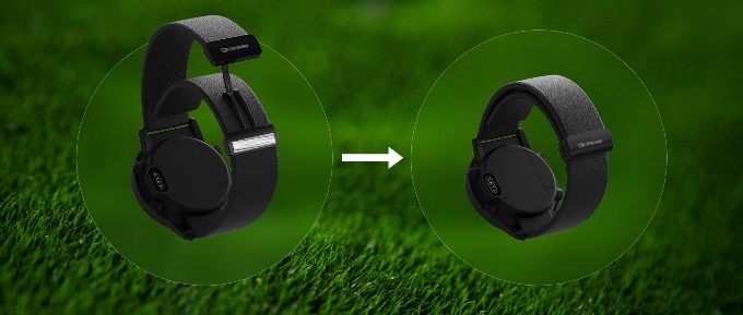 グリーンオン ザ・ゴルフウォッチ GS601のインナータイプのベルト