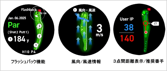 ボイスキャディ T12PROの多彩な機能