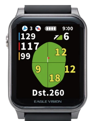 EAGLE VISION AX(アクロス) のべたピンナビ画面
